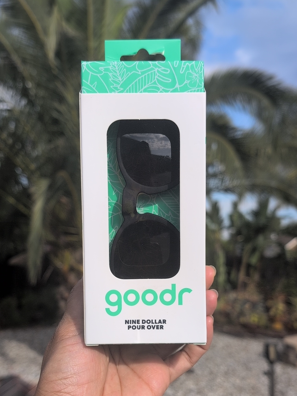 Goodr Nine Dollar Pour Over Sunglasses Circle G Brown